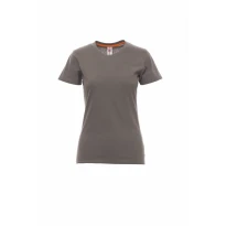 Damen Kurzarm-T-Shirt Rundhals aus Baumwolle - Payper AY 7446