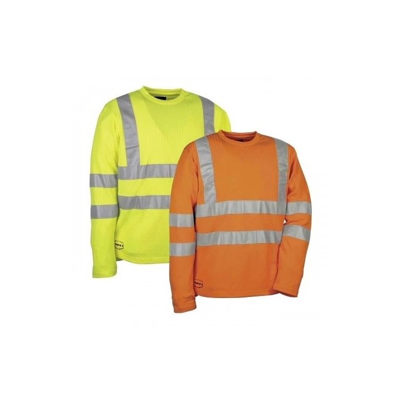 Arbeits-T-Shirt mit hoher Sichtbarkeit Cofra New Skittle V110-2-00
