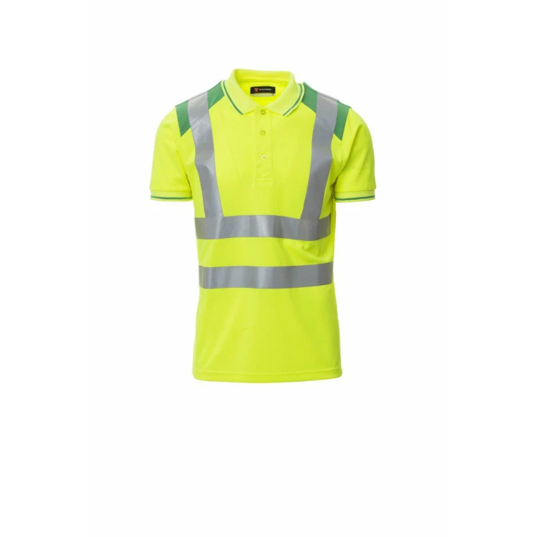 Zweifarbiges Arbeits-Poloshirt mit hoher Sichtbarkeit - Payper Guard+