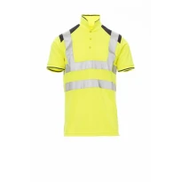 Zweifarbiges Arbeits-Poloshirt mit hoher Sichtbarkeit - Payper Guard+