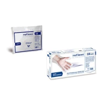 100 Stück - Handschuhe aus hochdichtem Polyethylen HDPE Reflexx 18