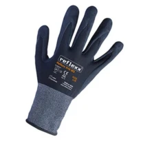Nitril-unterstützte Handschuhe MicroSandy Reflexx N16 MS