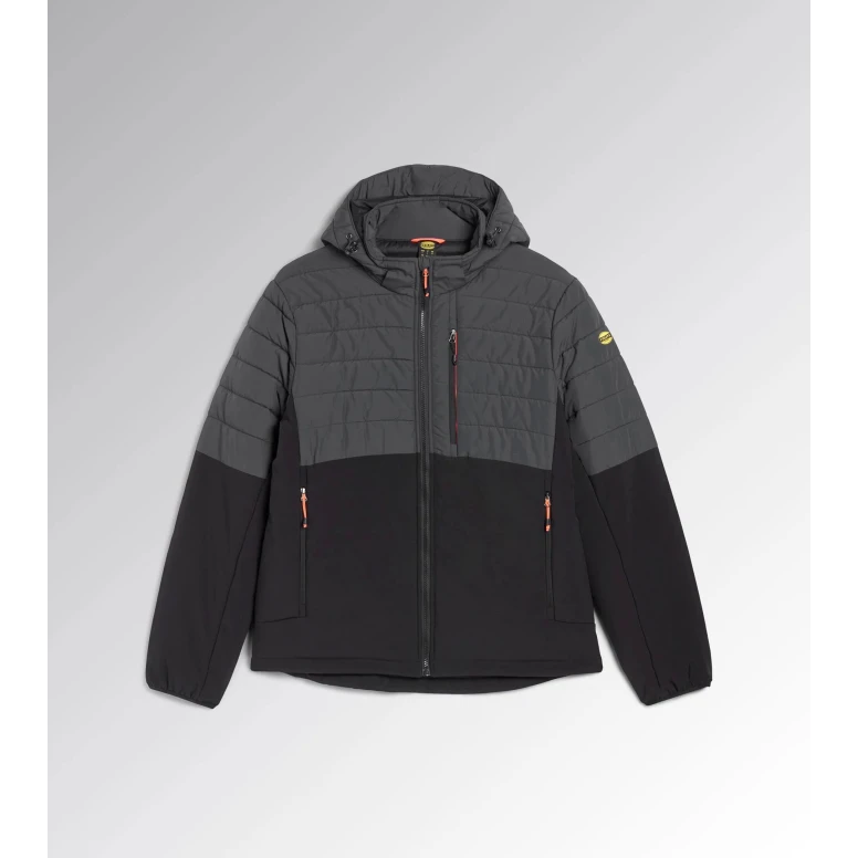 Arbeitsjacke Diadora PADDED JACKET OSLO HYBRID Multitaschenjacke mit Kapuze wasserdicht 702.181813