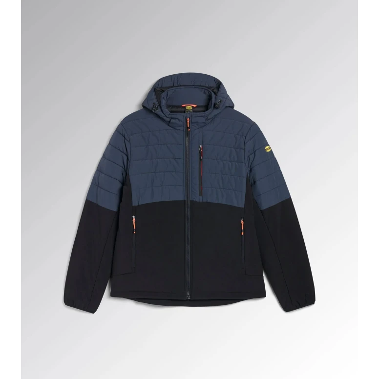 Arbeitsjacke Diadora PADDED JACKET OSLO HYBRID Multitaschenjacke mit Kapuze wasserdicht 702.181813