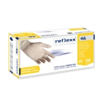 Puderfreie Latexhandschuhe - Reflexx 46