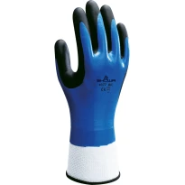 10 Paare - Showa 377 Handschuhe mit doppelter Nitrilbeschichtung - Wasserdicht SH377