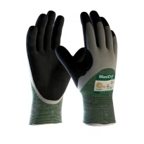 12 Paare - ATG Maxicut Oil Arbeits Handschuhe in Nitril 34-305