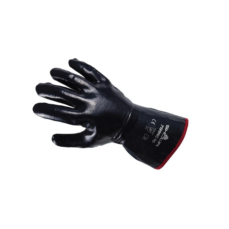 12 Paare - Showa 7199NC Handschuhe in Nitril und verstärktem Jersey-Baumwolle – Modell SH7199NC