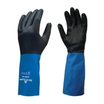 10 Paare - Showa CHM Handschuhe – Aus Latex/Neopren für chemischen Schutz, Modell SHCHM
