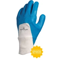12 Paare - Showa 4400 Handschuh – Öl- und Abriebfest, mit Nitril beschichtet, Modell SH4400