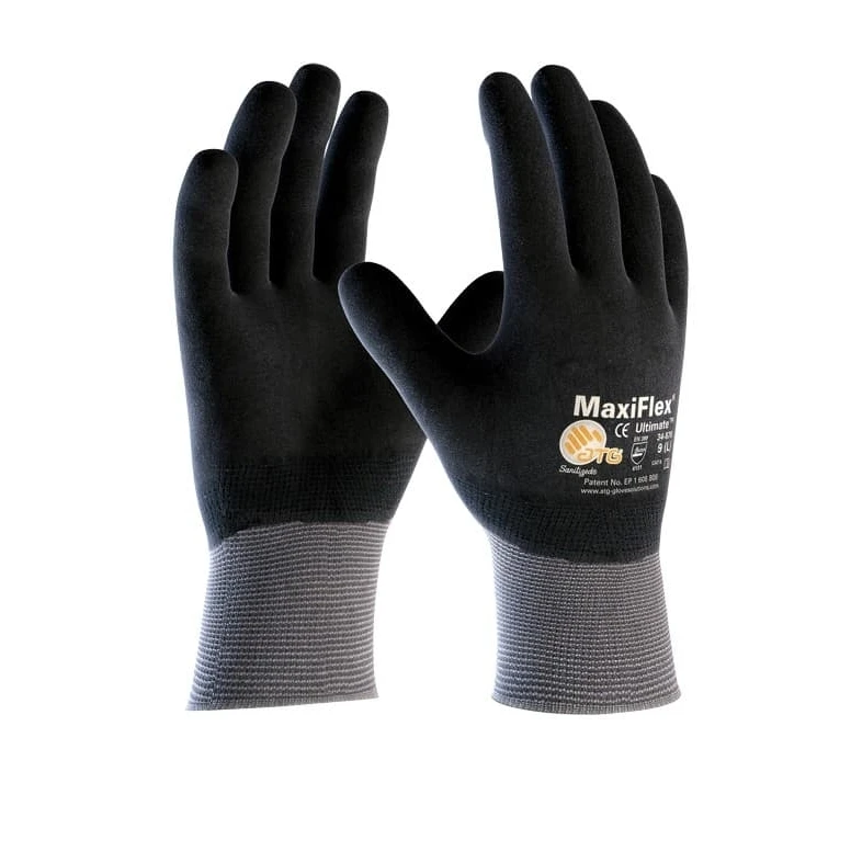 12 Paare - ATG Maxiflex Ultimate Arbeitshandschuhe aus Nitril 34-876