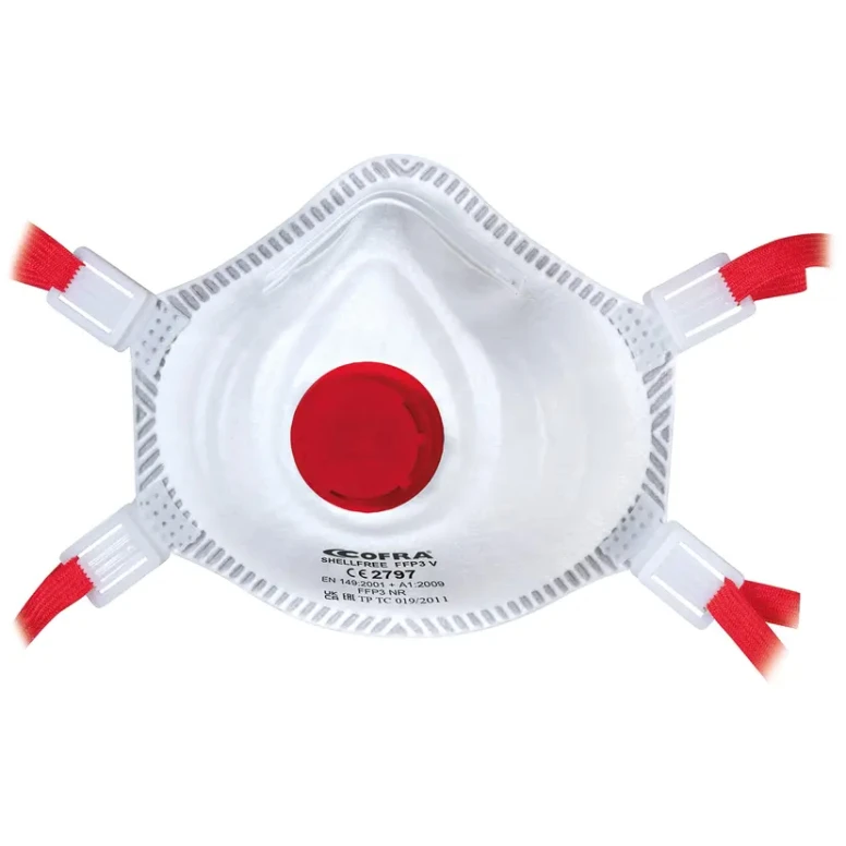 200 Stück - CE Einweg-Ventilmasken mit Schale FFP3 V M010-K031