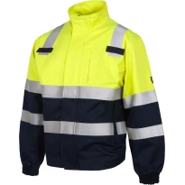 Warnschutz Feuerfest Antistatische Modacryl-Jacke - B1191