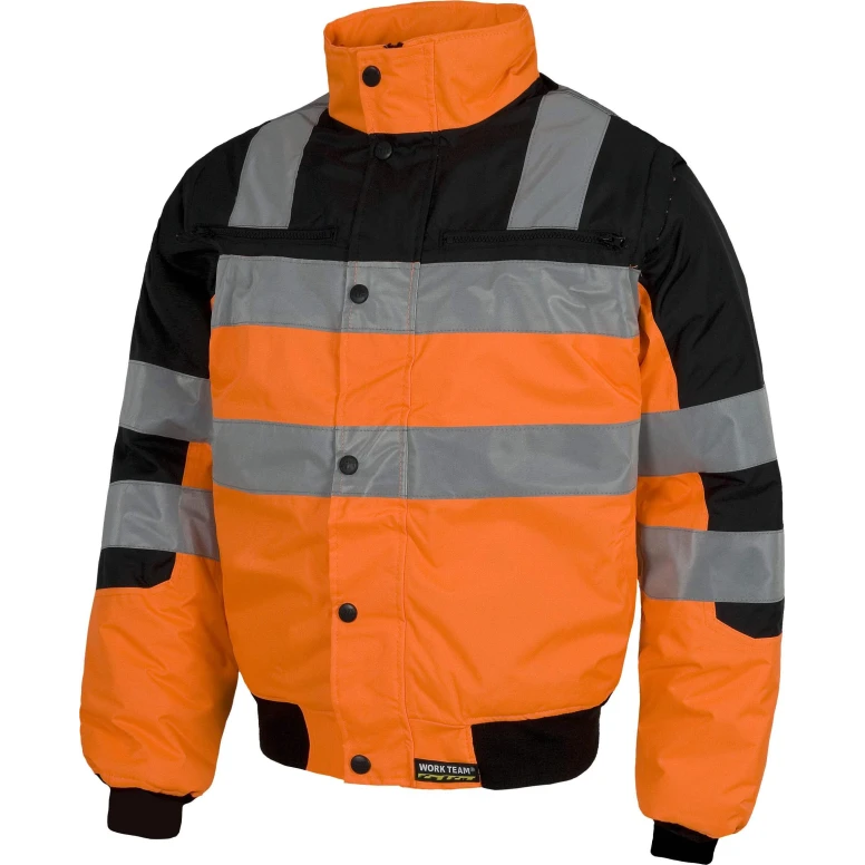Pilot Warnschutzjacke mit abnehmbaren Ärmeln - C3750 Workteam
