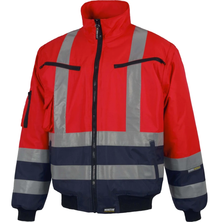 Pilotenjacke Warnschutz abnehmbare Ärmel - WORKTEAM C3737