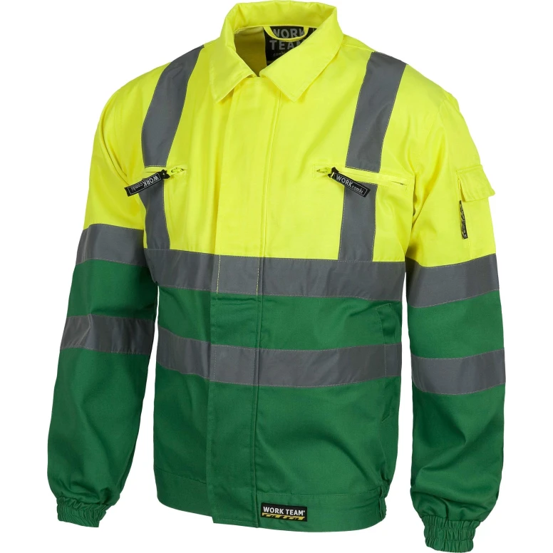 Warnschutzjacke Baumwolle und Polyester - Workteam C3311