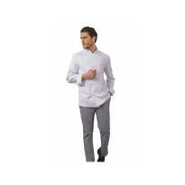 Unisex-Kochjacke 100% Baumwolle Step One Horeca Siggi - 5 Stück - 68SE0314/00-9000