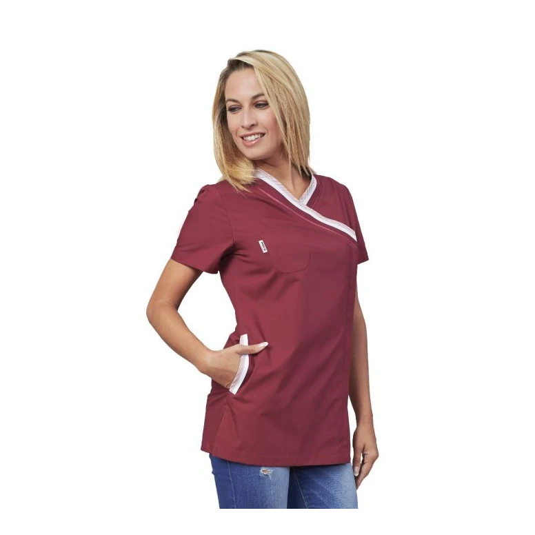 Damen Tunika mit Reißverschluss kurzärmelig Ileana Horeca Siggi - 28CS1423/00-0001