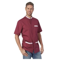 Herren Tunika kurzärmelig mit Reißverschluss Roberto Horeca Siggi - 28CS1426/00-0001 2