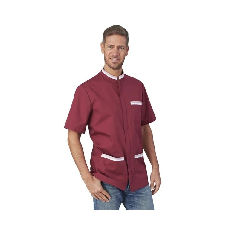 Herren Tunika kurzärmelig mit Reißverschluss Roberto Horeca Siggi - 28CS1426/00-0001