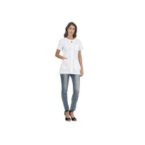 Damen Tunika kurzärmelig Alpha Horeca Siggi mit Knopfleiste - 28CS1593/00-0001