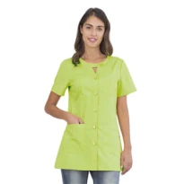 Damen Tunika kurzärmelig Alpha Horeca Siggi mit Knopfleiste - 28CS1593/00-0001