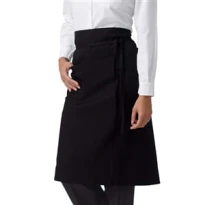 Arbeitsschürze unisex Ancona Horeca Siggi mit Brusttasche und ohne Latz - 28PZ0014/00-9001