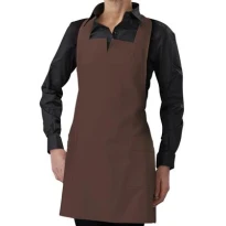 Schürze Damen mit Latz Aurora Horeca Siggi in Kniehöhe - 28PZ0345/00-0111