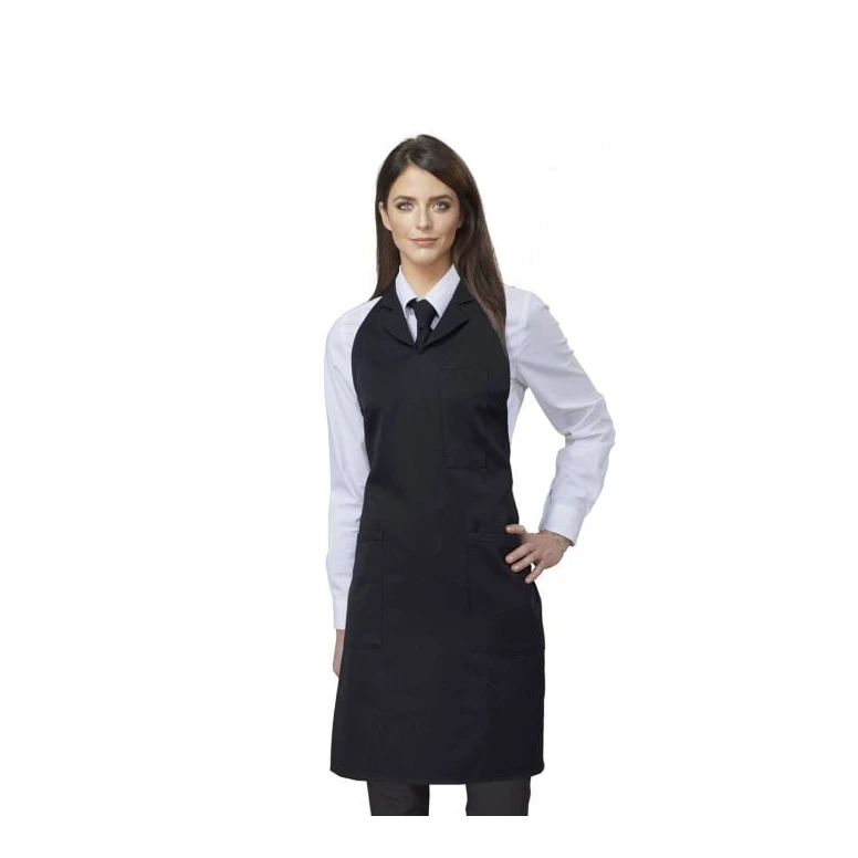 Arbeitsschürze Sveva Horeca Siggi - lang mit Tasche - 28PZ0398/00-0792