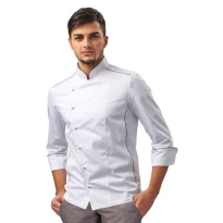 Arbeitskochjacke Adrian profil Tortora Siggi - 28GA0193/00-0655