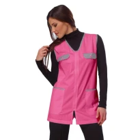 Alles muss raus  -  Überkleid für Damen Melany mit Reißverschluss Horeca Siggi -  28SC0068/00- 0001 Größe L Farbe Hellblau