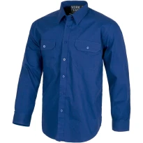 Arbeitshemd verstärkt Baumwolle langärm - Workteam 2