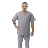 Draußen - Unisex-Tunika 100% Baumwolle Sommer Dr.Blue Siggi - 04CS0462/00-0014 größe 48 farbe weiß