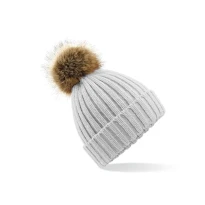 Mütze Pelz Pom Pom Chunky Beanie Beechfield - B412