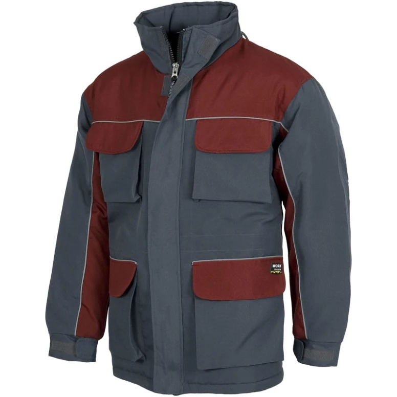 Gepolstertjacke Multitaschen mit Oxford-Oberstoff - Workteam