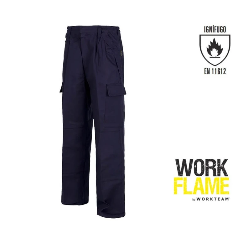 Arbeitshose Feuerfest B1490 blau