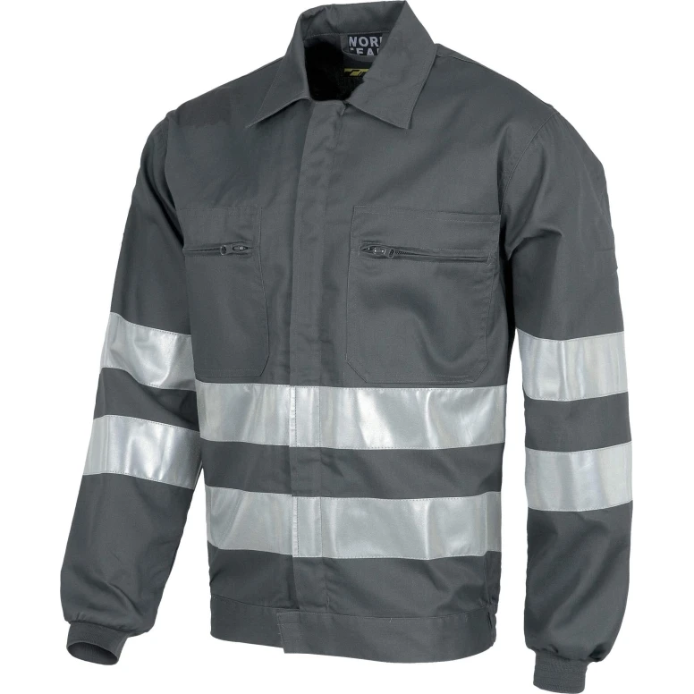 Arbeitsjacke Warnschutz Baumwolle 35% - Arbeitsteam B1107