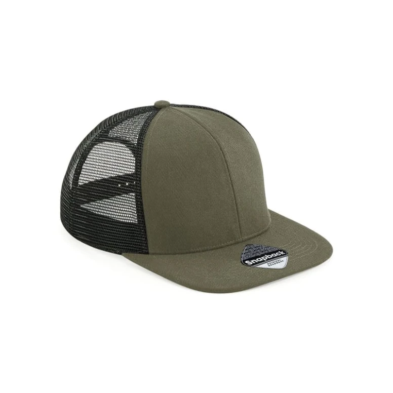 Mütze Original Flat Peak 6 Pan Trucker Beechfield - B664