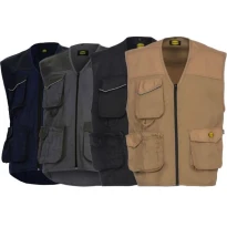 Gilet aus Twill mit Mehrfachtaschen Diadora - Mover 702.160302