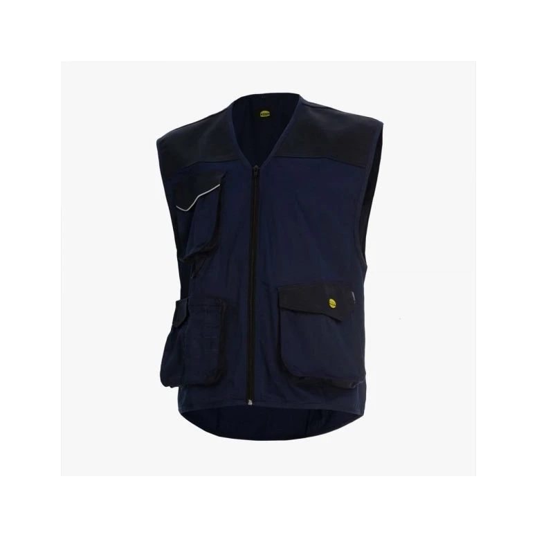 Gilet aus Twill mit Mehrfachtaschen Diadora - Mover 702.160302