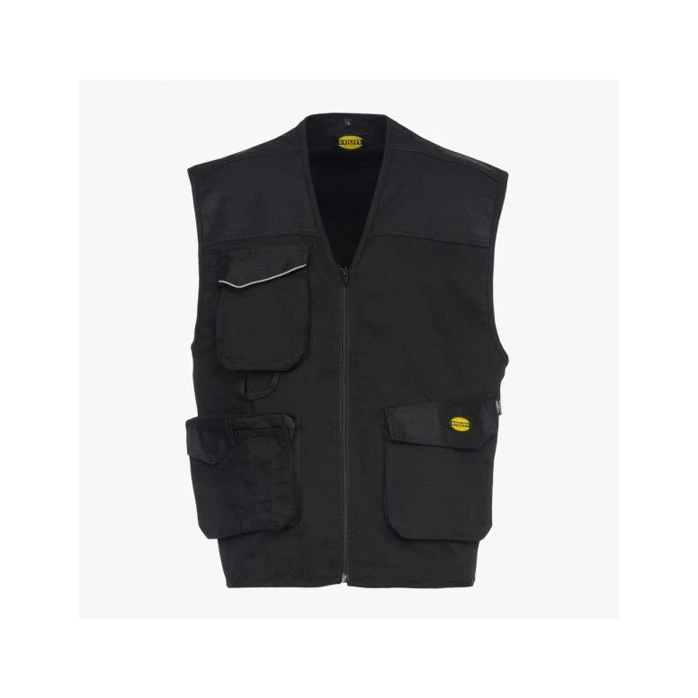 Gilet aus Twill mit Mehrfachtaschen Diadora - Mover 702.160302