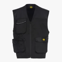 Gilet aus Twill mit Mehrfachtaschen Diadora - Mover 702.160302