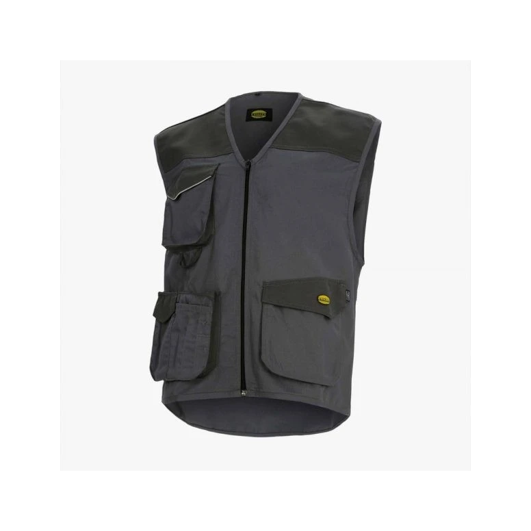 Gilet aus Twill mit Mehrfachtaschen Diadora - Mover 702.160302