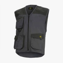Gilet aus Twill mit Mehrfachtaschen Diadora - Mover 702.160302