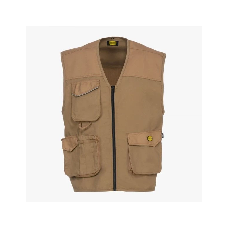 Gilet aus Twill mit Mehrfachtaschen Diadora - Mover 702.160302