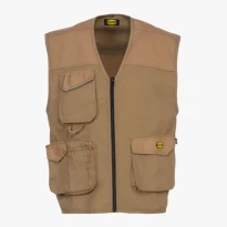 Gilet aus Twill mit Mehrfachtaschen Diadora - Mover 702.160302