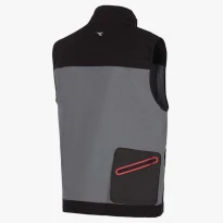 Gilet mit Mehrfachtaschen aus Stretch-Baumwollcanvas von Diadora 702.170017