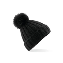 Mütze Verbier Pelz Pop Pom Chunky Beanie Beechfield - B413 2