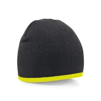 Mütze Zweifarbige Pull-On Beechfield Mütze - B44C