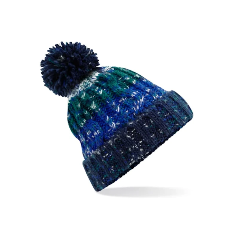 Mütze Korkenzieher Pom Pom Beanie Beechfield - B486